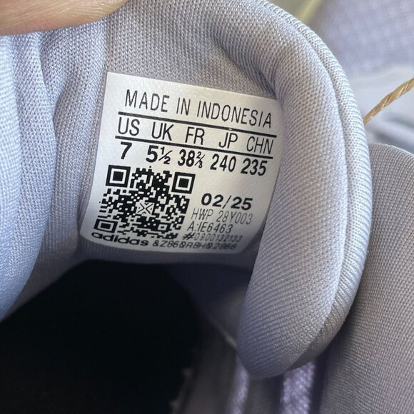NEW Adidas Plrpath Women's Size 7 Cloudfoam Comfort Running Shoes Gray/ Purple - Picture 5 of 8